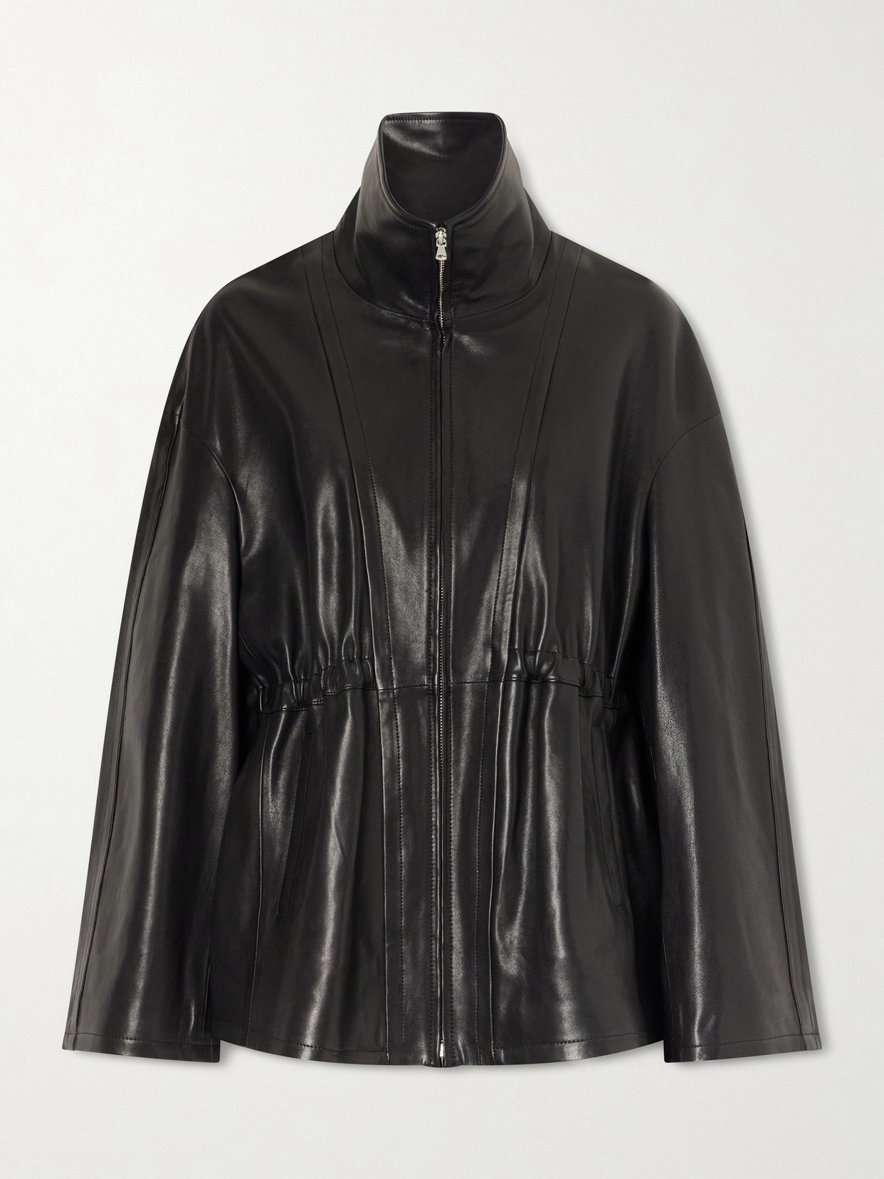 Passage Leather Jacket - Black