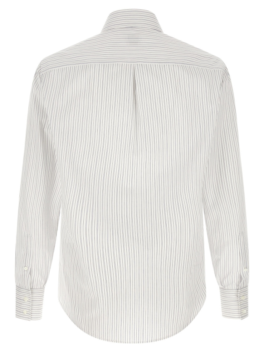 White And Light Blue Cotton Shirt