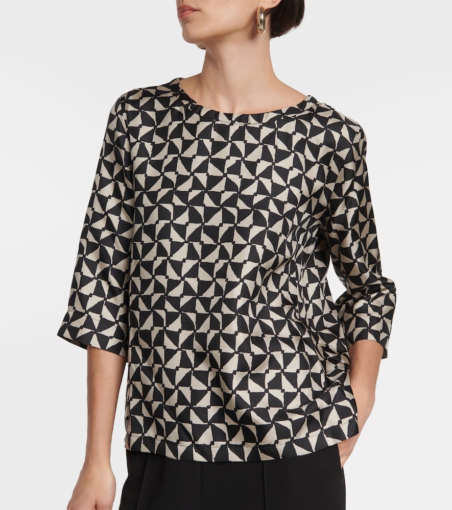 'S Max Mara Relais silk blouse