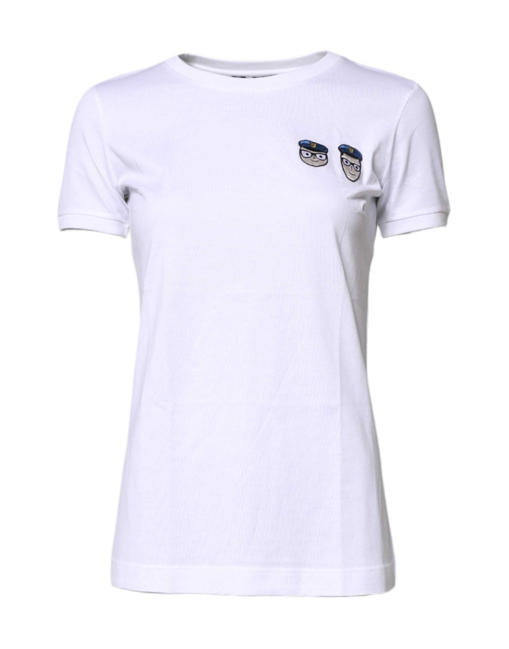 Logo-Patched Cotton T-Shirt — White