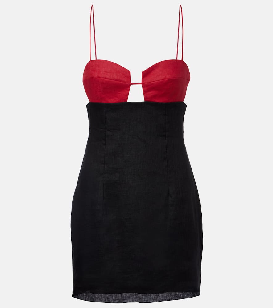 Soline linen minidress