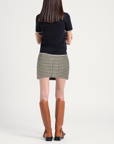 Woman Mini skirt Beige Size XS Polyester, Viscose, Wool
