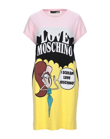 Woman Mini dress Pink Size 2 Cotton, Acetate, Polyester, Polyamide