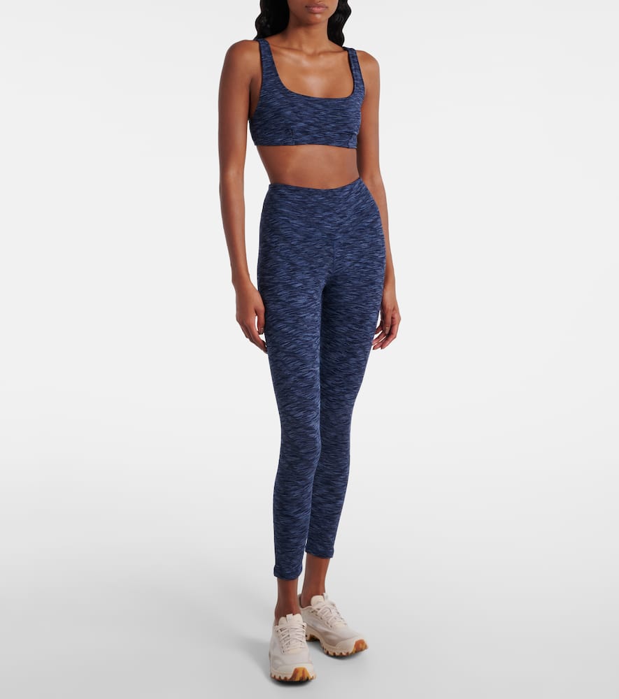 Mystere reversible printed sports bra