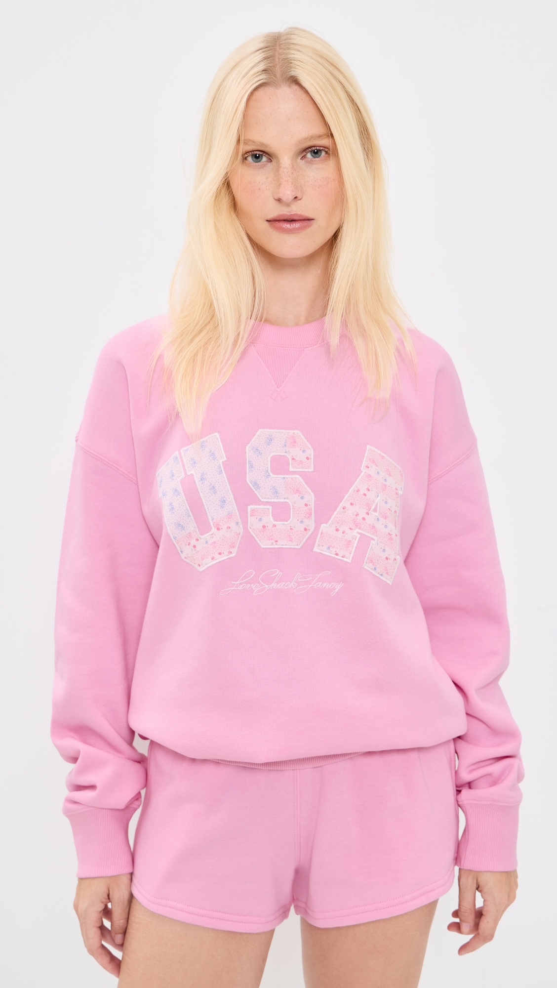 Palo USA Fleece Pullover SUNBEAM PINK L