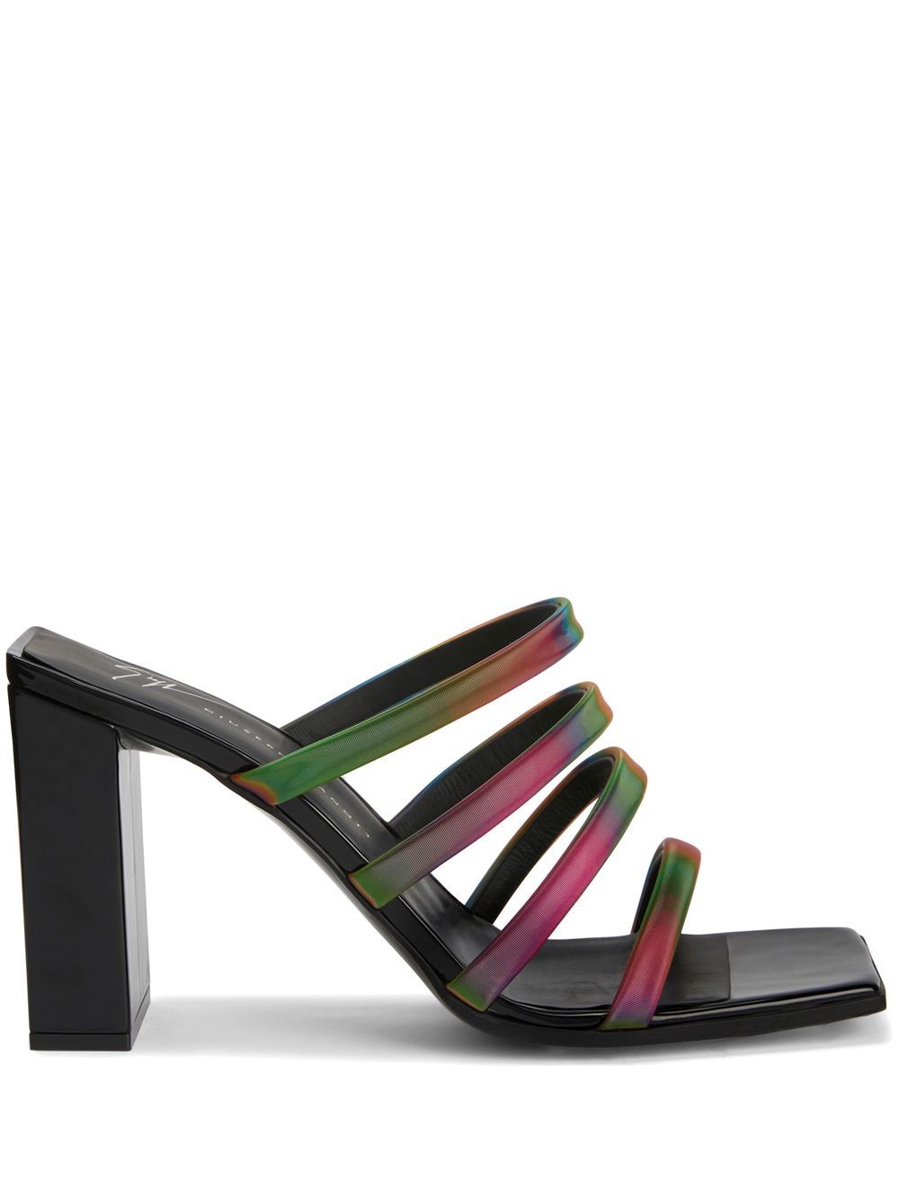 Strappy mule sandals - Multicolour