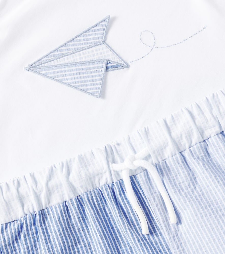 Set aus T-Shirt und Shorts aus Baumwolle