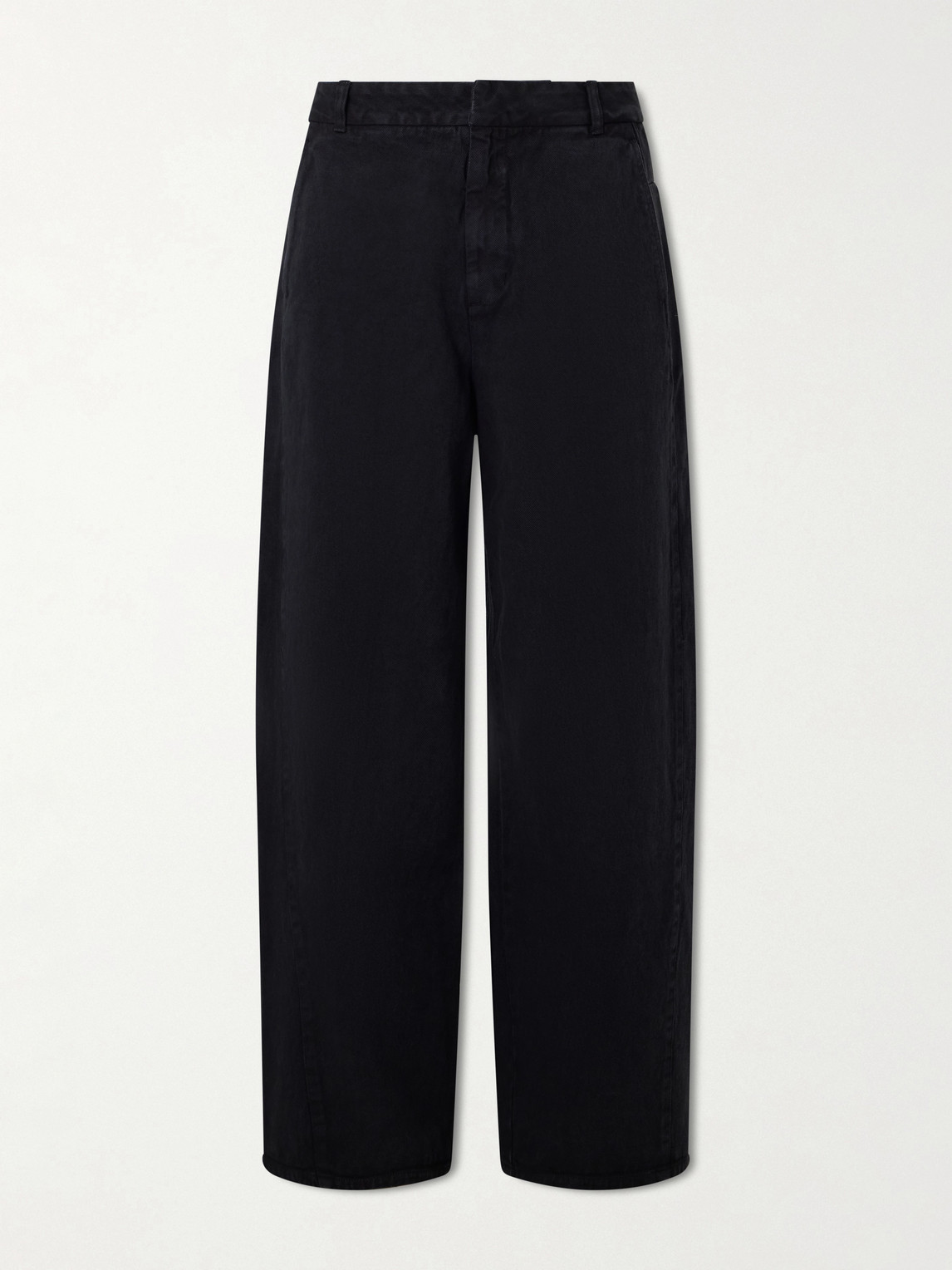 Cotton Wide-Leg Jeans