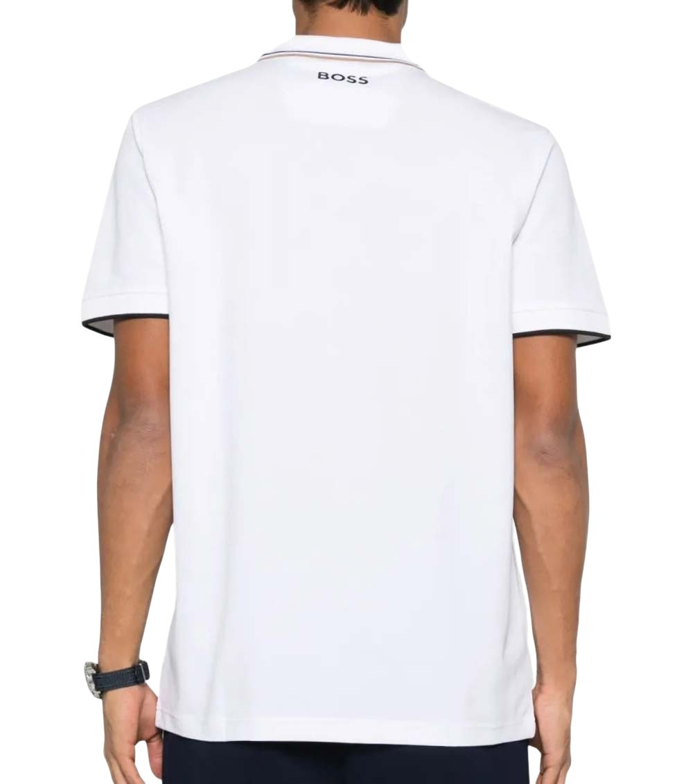 Stretch Cotton Blend Polo Shirt