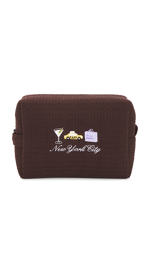 Abbode TASCHE WAFFLE POUCH in Schokolade - Chocolate. a