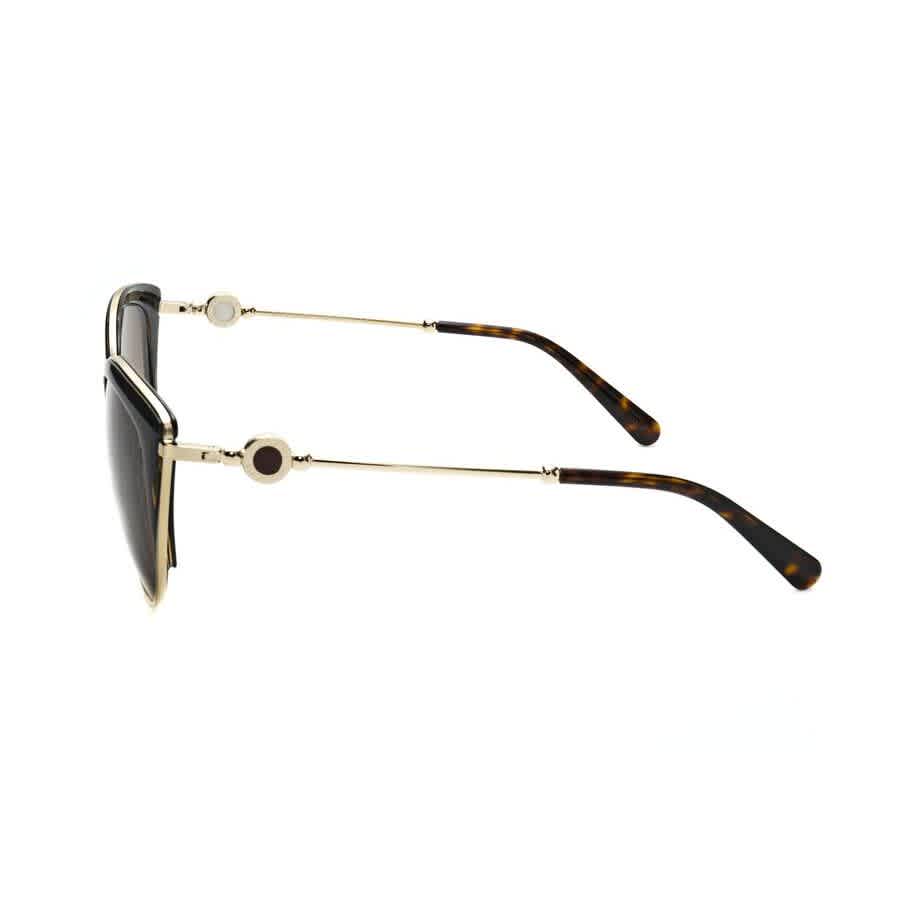 Ladies Rose Gold Tone Cat Eye Sunglasses 0BV6133-278/13
