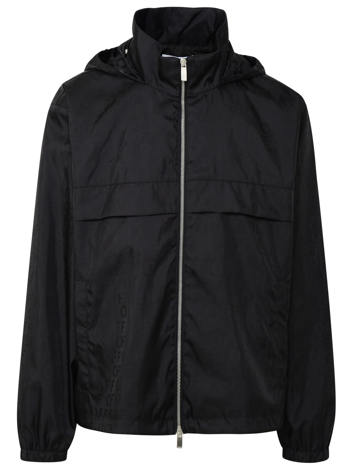 Zip-fastening long-sleeve jacket - Black