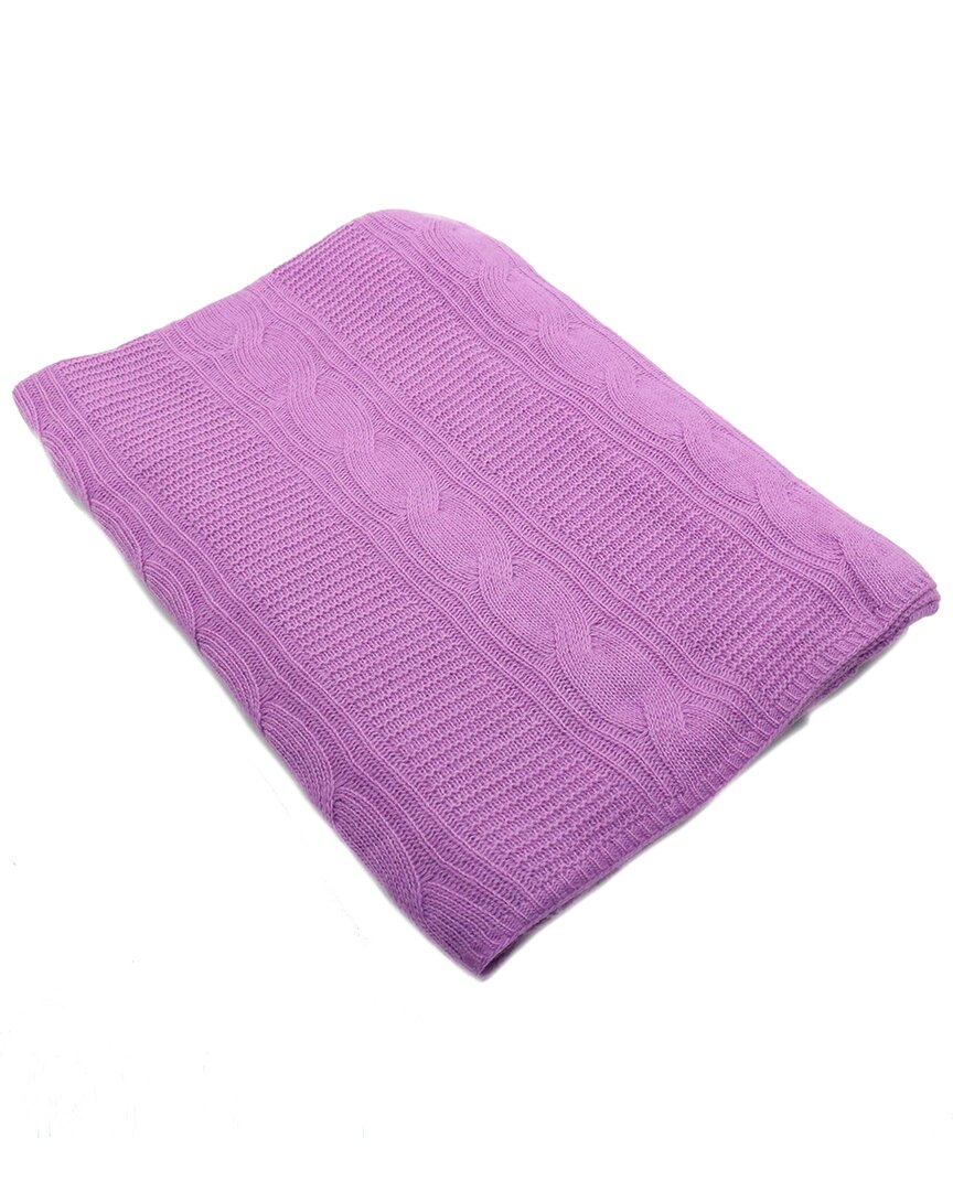 Cable Knit & Ribbed Throw