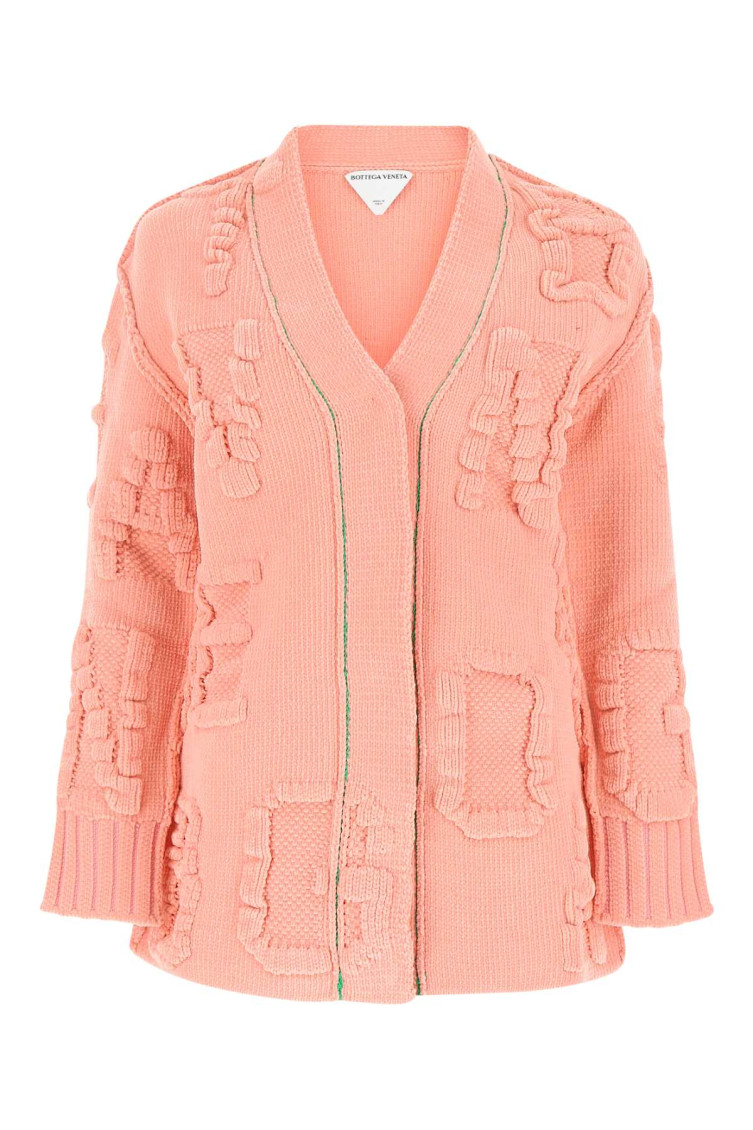 Pink Chenille Cardigan