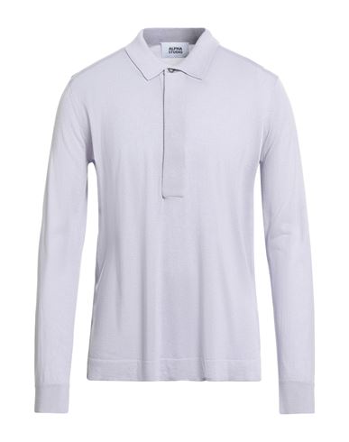 Man Sweater Lilac Size 40 Mulberry silk, Cashmere