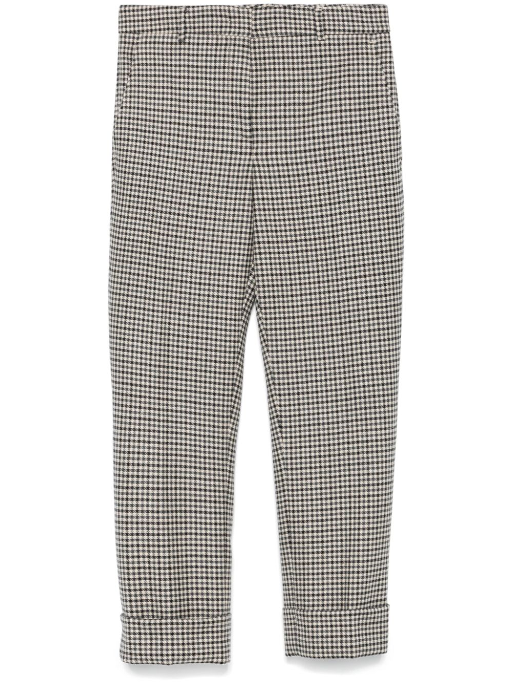 Houndstooth trousers - Neutrals