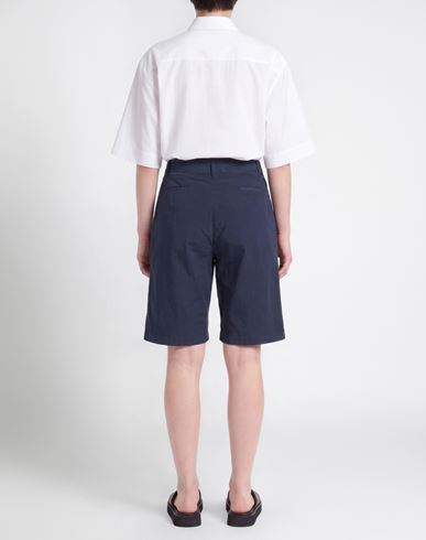 Woman Shorts & Bermuda Shorts Navy Size 12 Cotton, Elastane