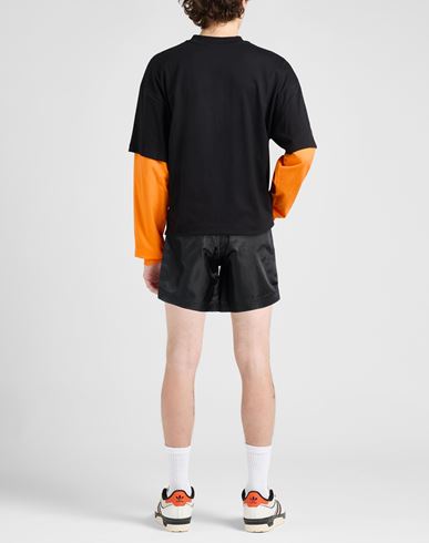 Man Shorts & Bermuda Shorts Black Size M Polyamide