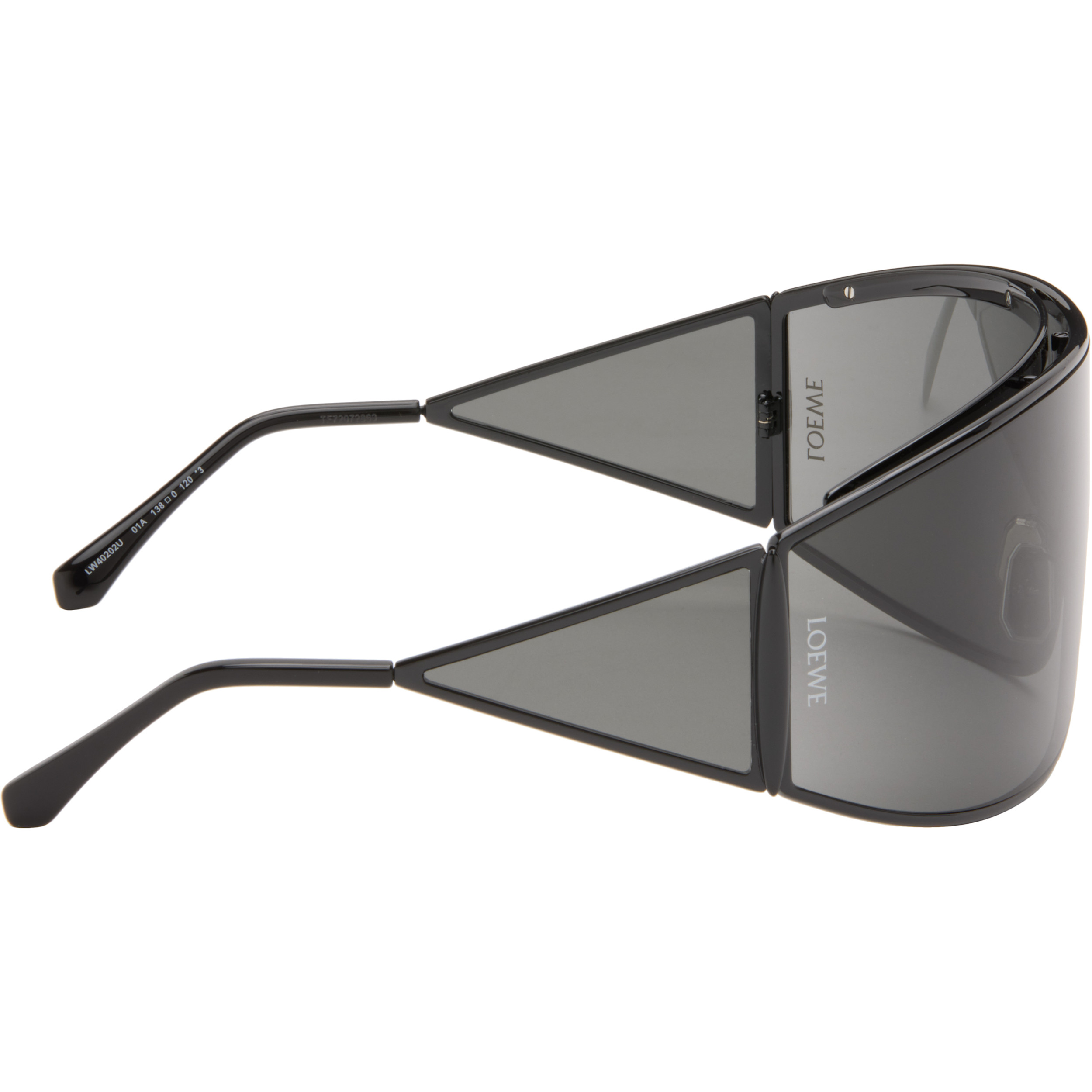 Black Speed Shield Sunglasses