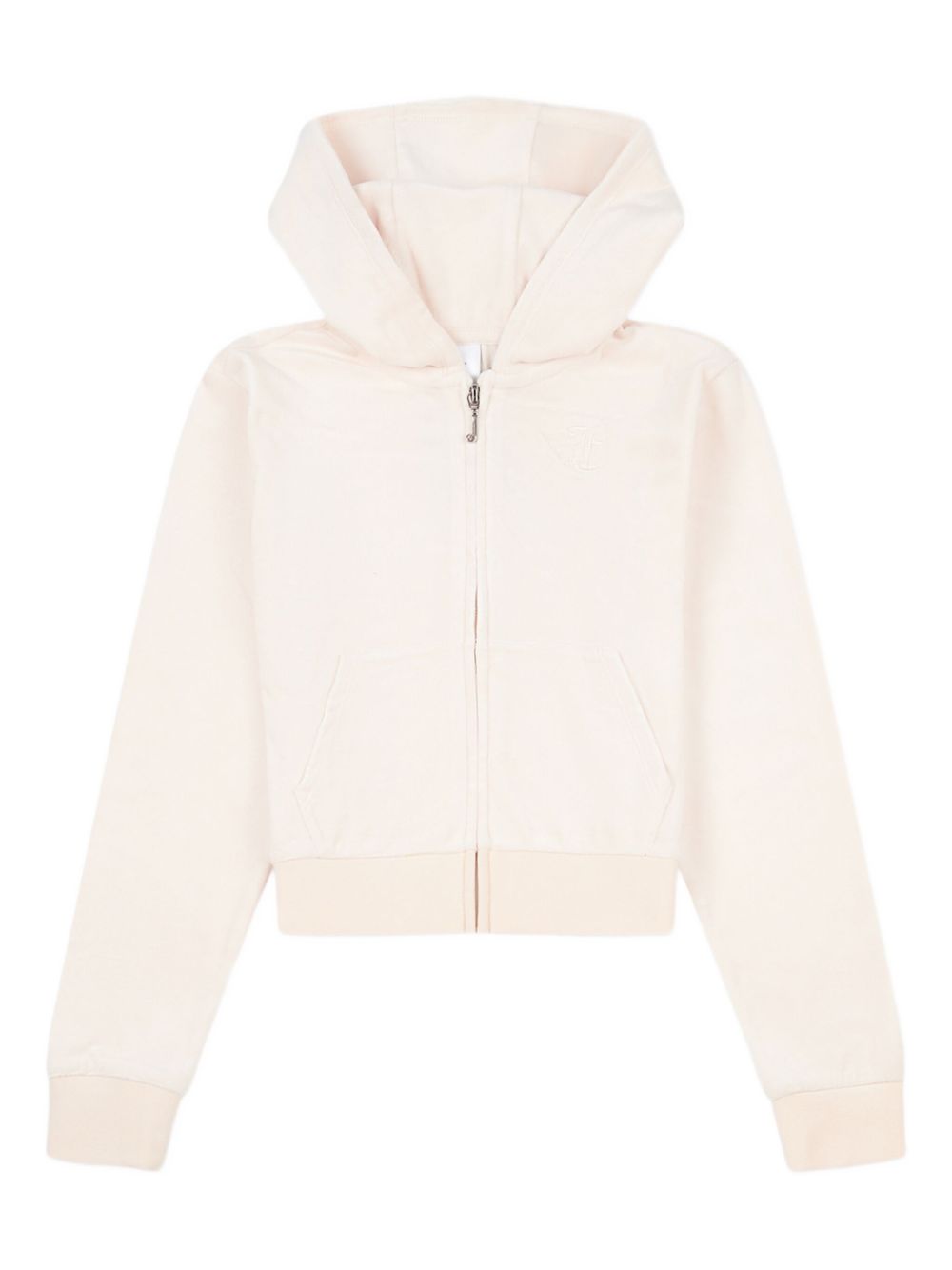 Juicy Couture Kids zip-up hoodie - Neutrals