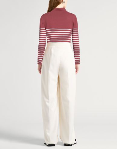 Liviana Conti Woman Turtleneck Brick Size 6 Viscose, Polyamide