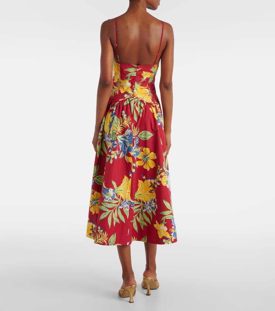 Polo Ralph Lauren Floral cotton midi dress