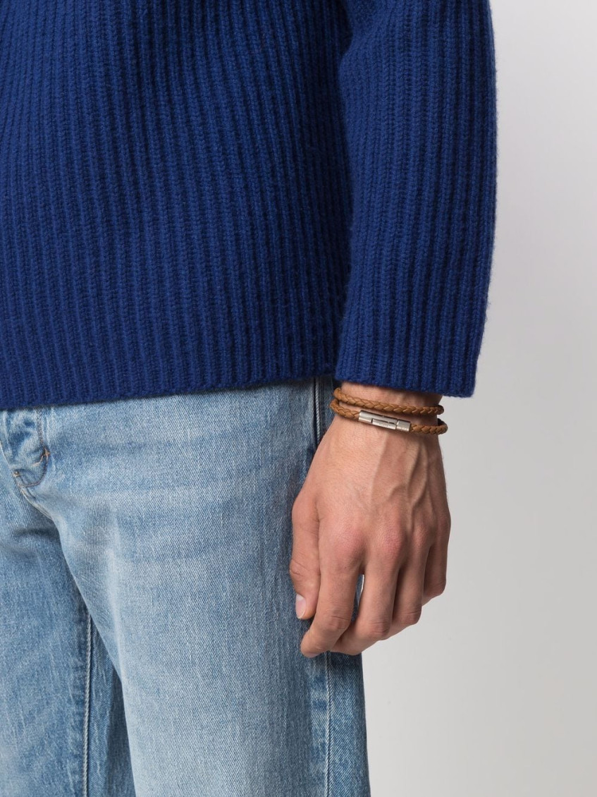 Woven strap bracelet
