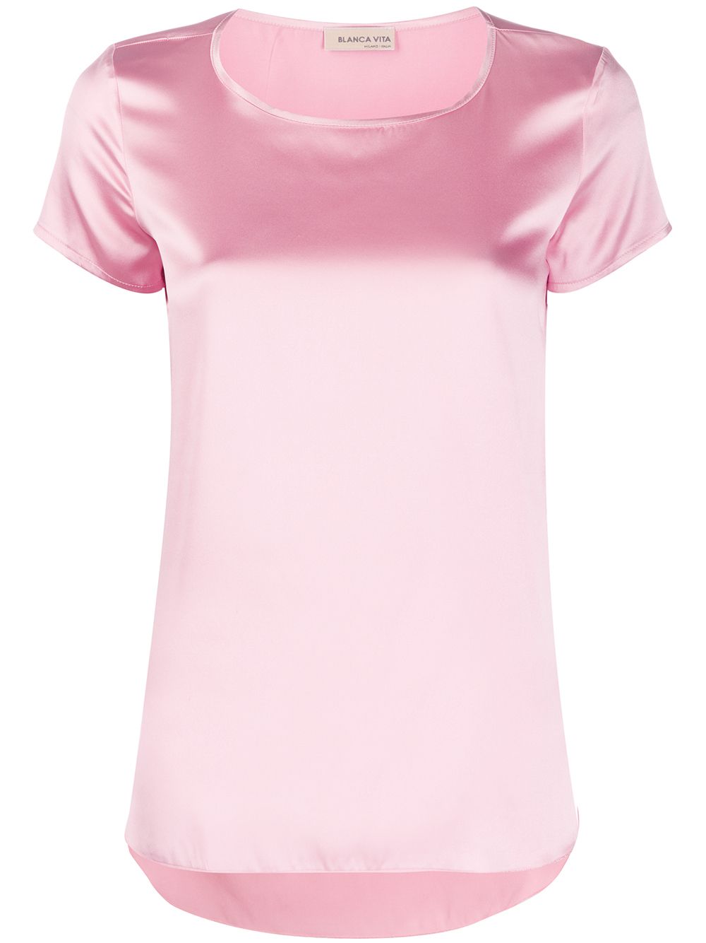 Tania silk T-shirt - Pink