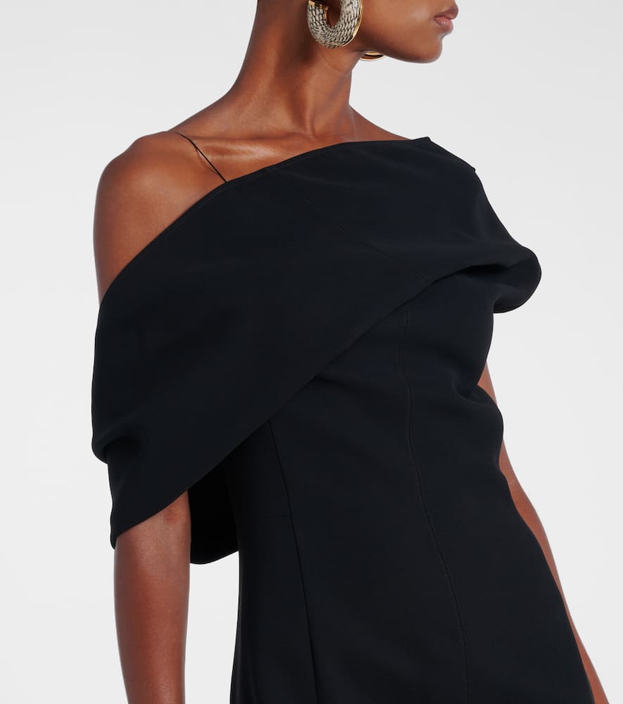 One-shoulder midi dress