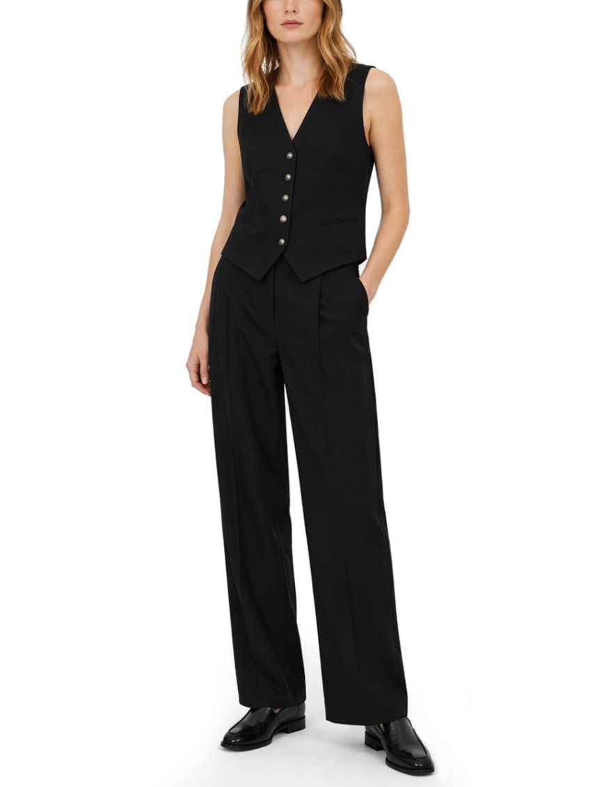 Tagliatore - v neck sleeveless tailored vest back detai