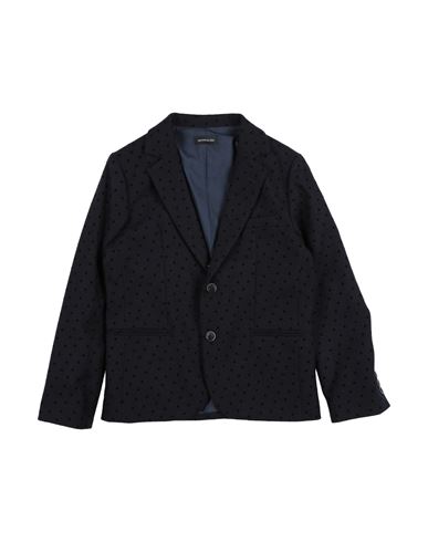Monnalisa Kid Boy Blazer Midnight blue Size 10 Wool, Polyester