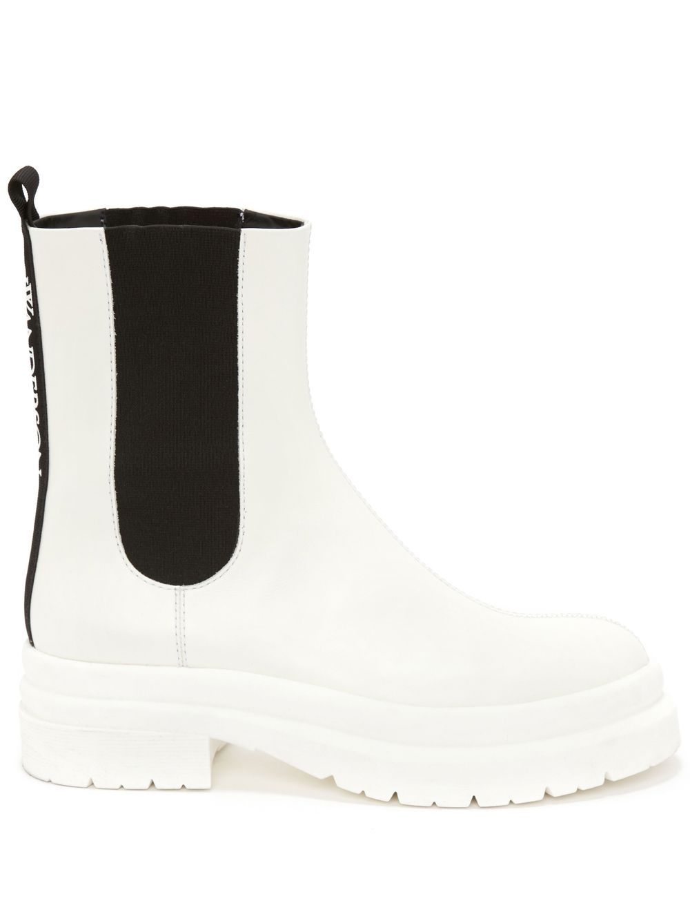 Logo-print Chelsea boots - White