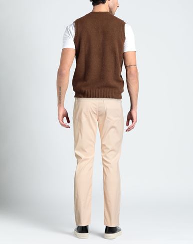 Man Pants Apricot Size 36 Cotton, Elastane