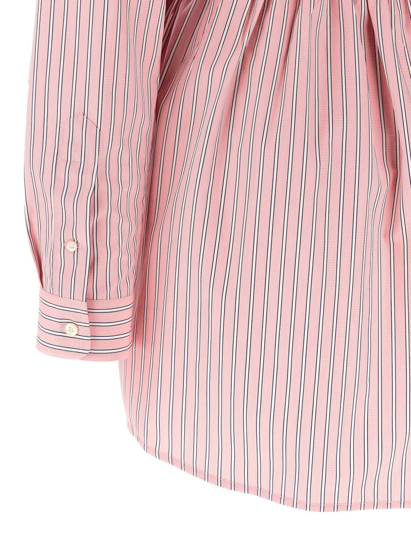 Striped Elasticated Mini Dress