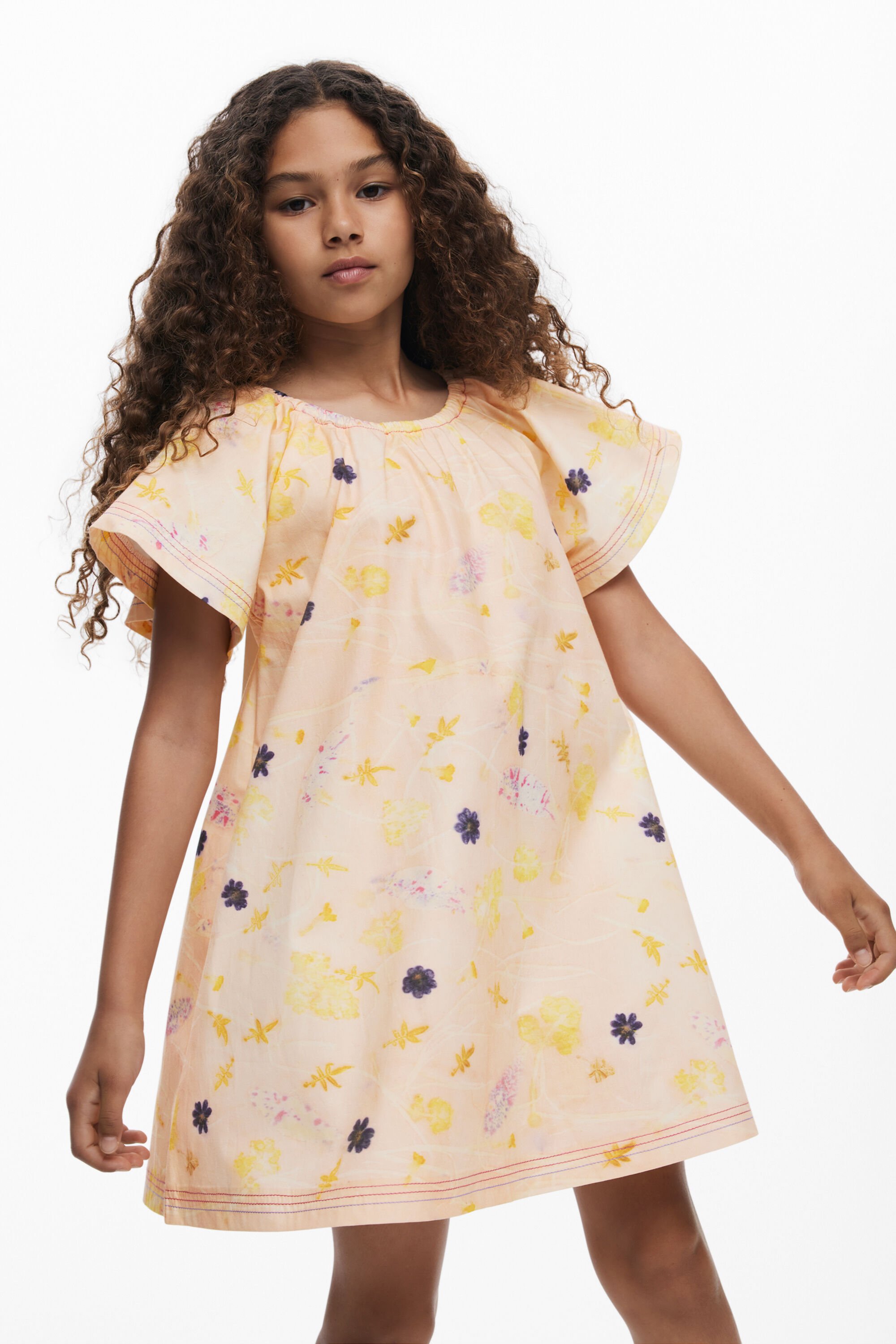 Floral short-sleeve dre