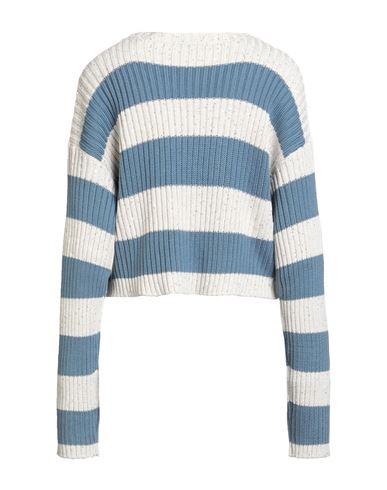 Woman Sweater Slate blue Size M Cotton, Polyester