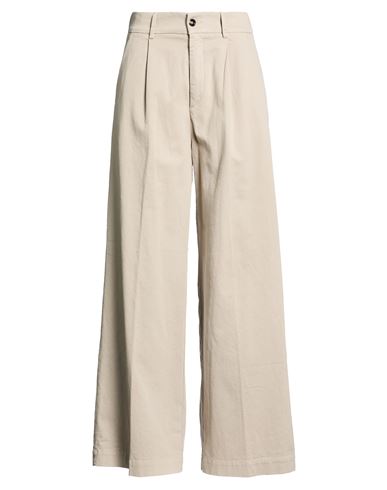 Woman Pants Light grey Size 27 Cotton, Elastane