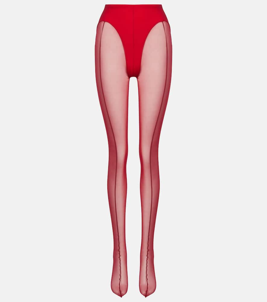 Re/edit sheer tulle tights