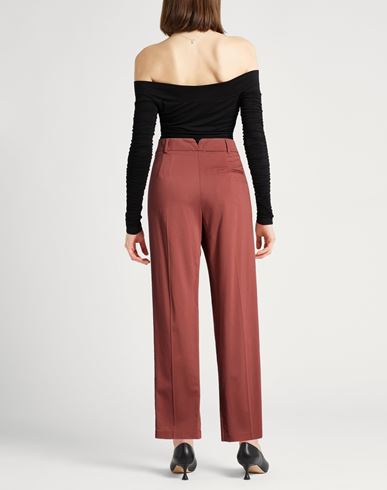 Forte_forte Woman Pants Light brown Size 3 Viscose, Virgin Wool, Elastane