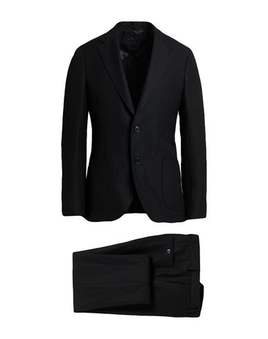 Man Suit Black Size 42 Wool, Linen