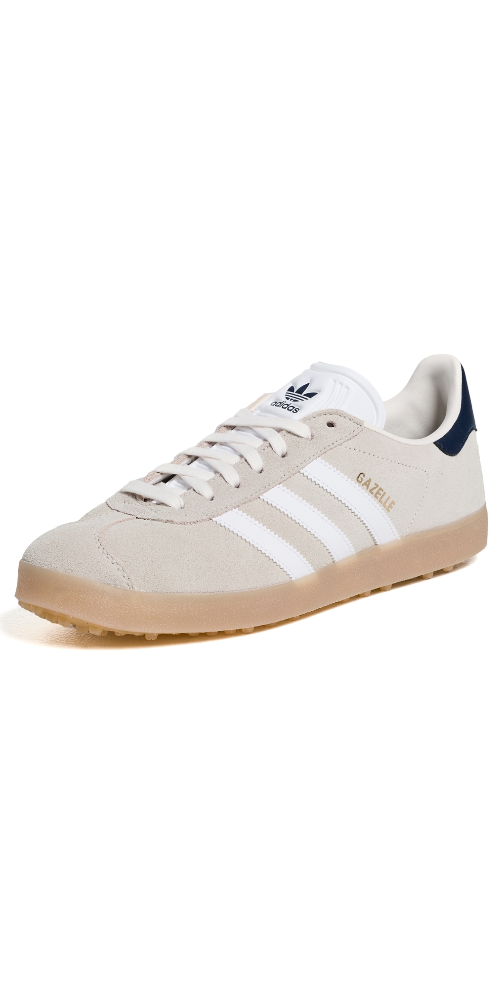 Gazelle Spikeless Golf Shoes Chalk White/White/Night Indigo