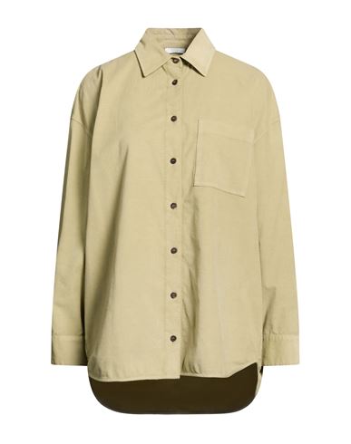 Easy Woman Shirt Military green Size 6 Cotton, Elastane