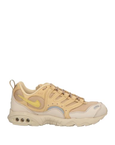 Man Sneakers Sand Size 10 Leather, Textile fibers