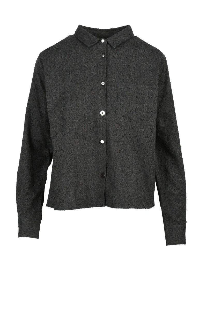 Brown/Blue Cotton Shirt