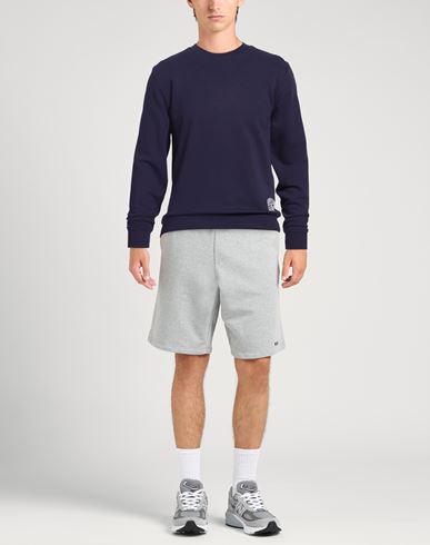 Man Sweatshirt Navy Size L Cotton