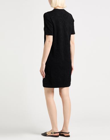 Woman Mini dress Black Size 2 Viscose, Cotton, Polyester