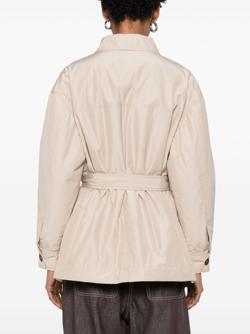 Brunello Cucinelli belted jacket - Neutrals