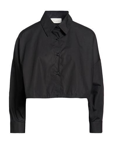 Woman Shirt Black Size ONESIZE Cotton