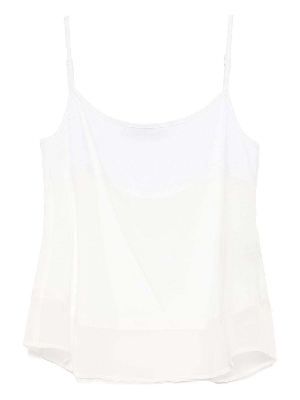 Sleeveless tank top - White