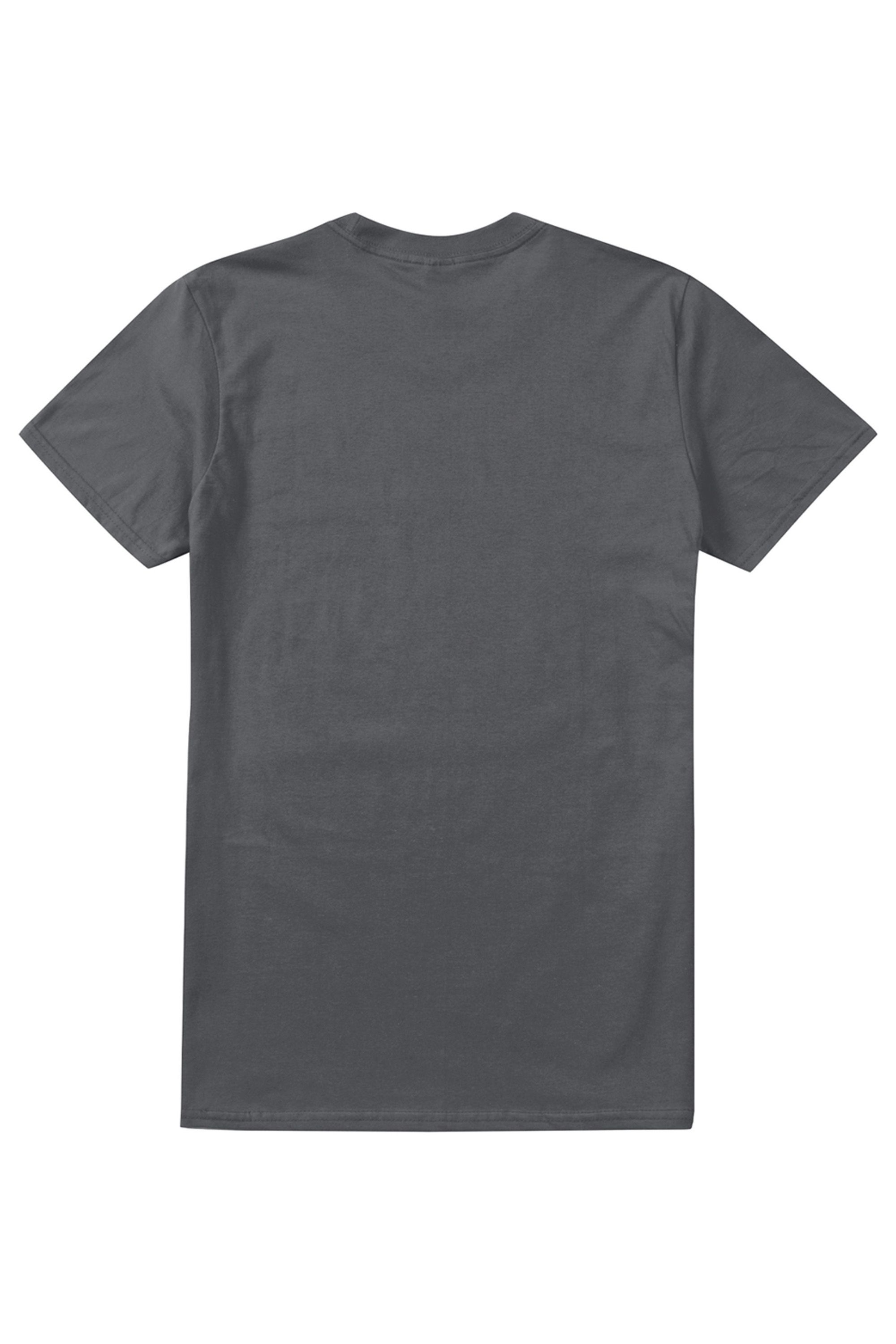 Marvel Unisex Hulk Text T-Shirt, Black in Grey